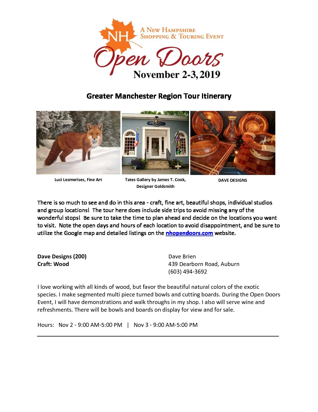 NH Open Doors