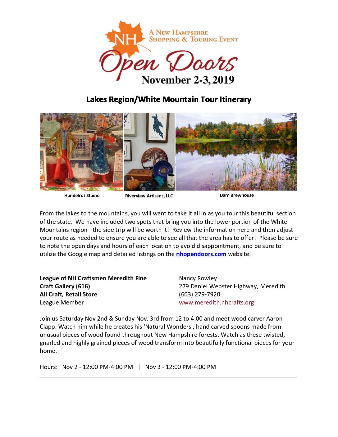 NH Open Doors