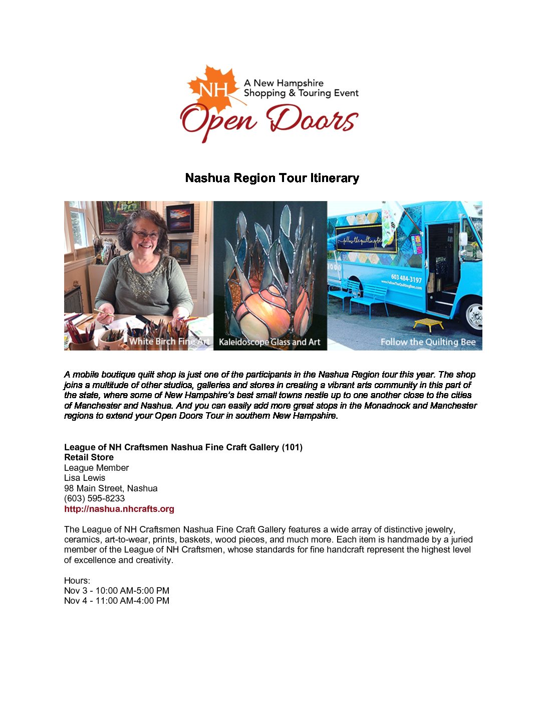 NH Open Doors