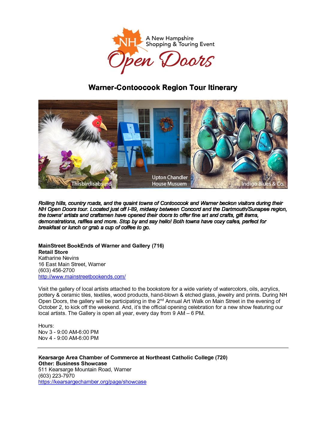 NH Open Doors